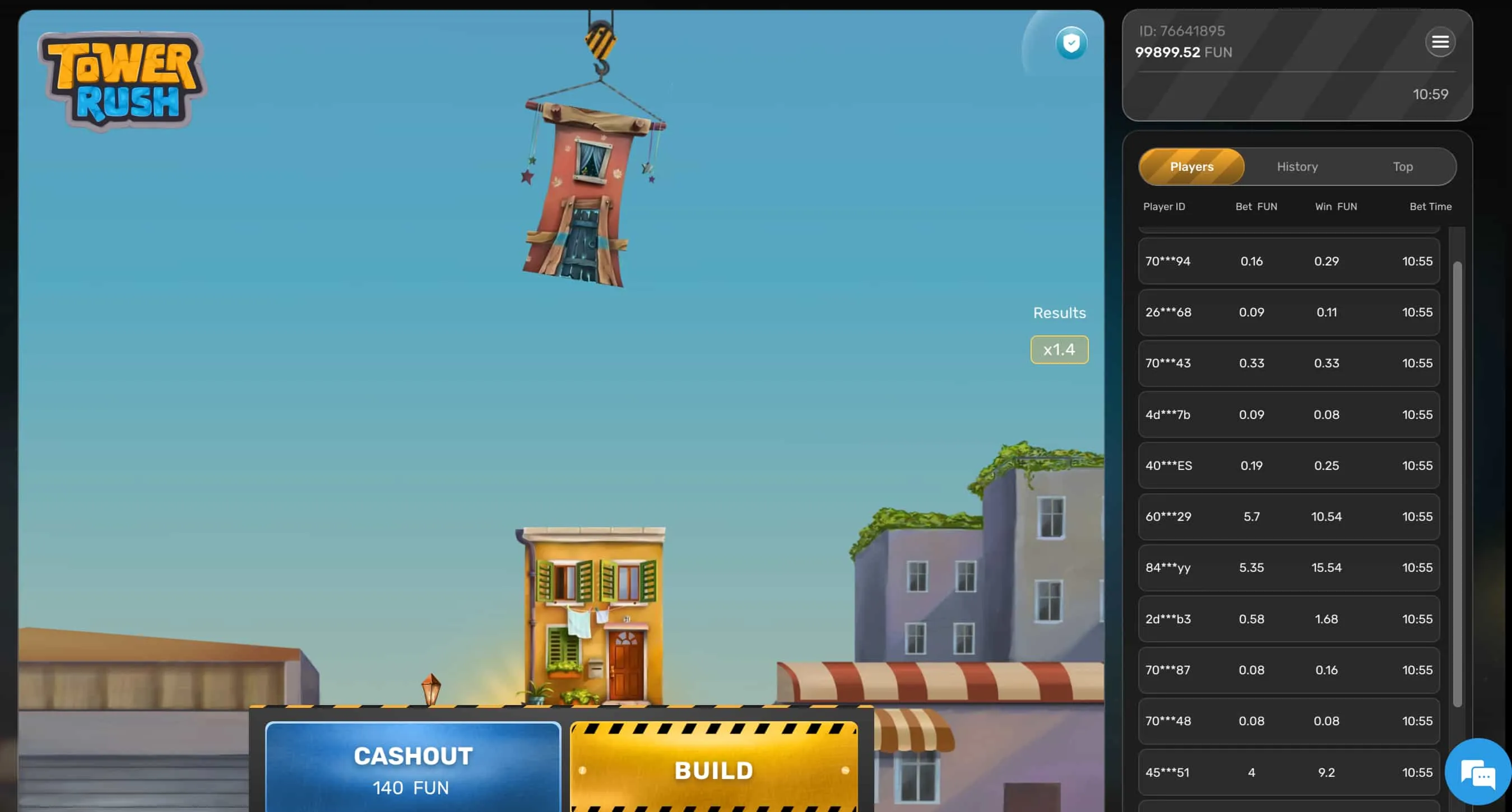 Calculadora de Premios Tower Rush Calculadora de Premios Tower Rush